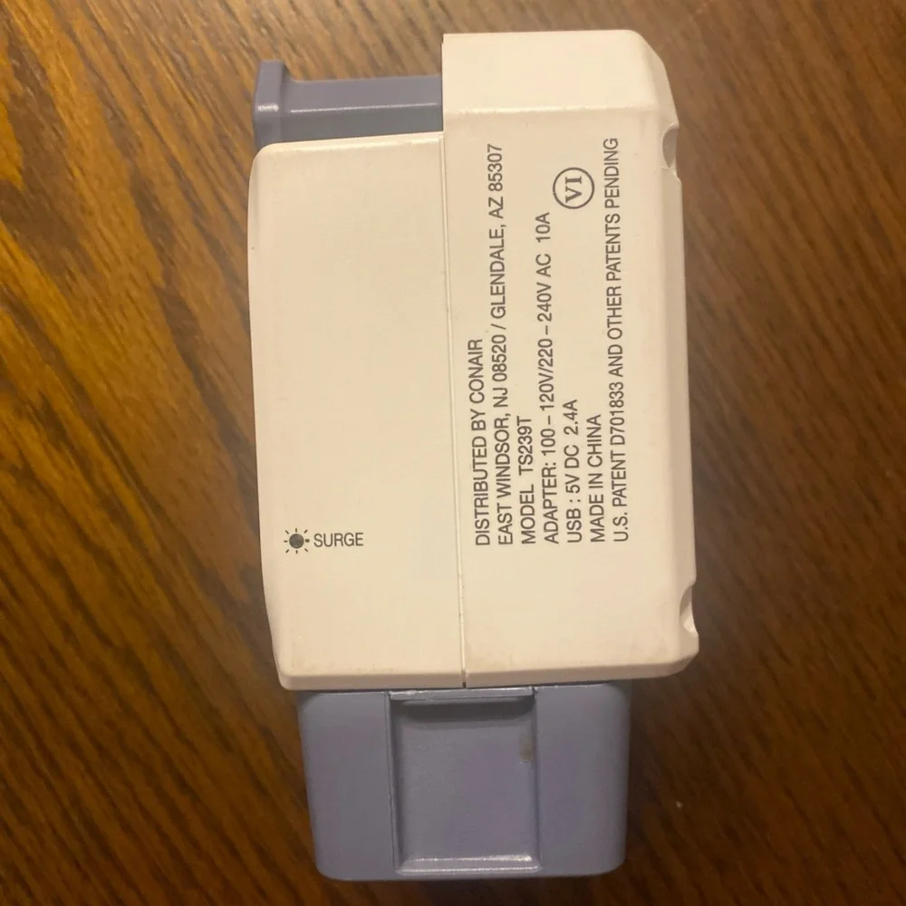 TravelSmart by Conair universal power adapter, multiple countries